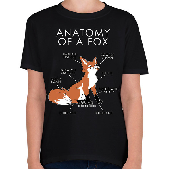 Anatomy of a fox-Gyerek póló