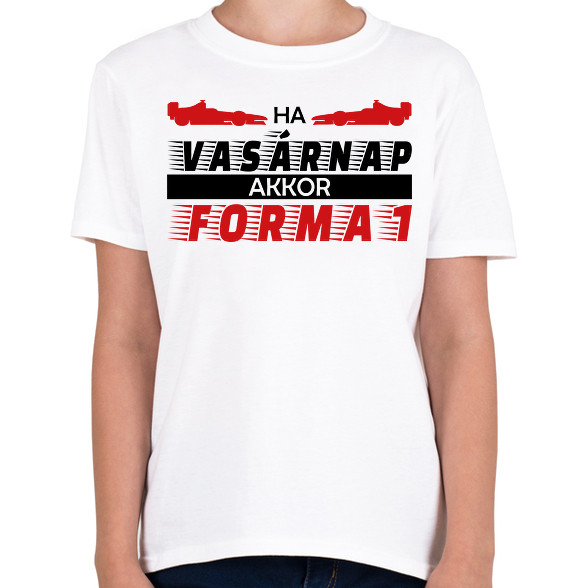 Vasárnap - Forma 1-Gyerek póló