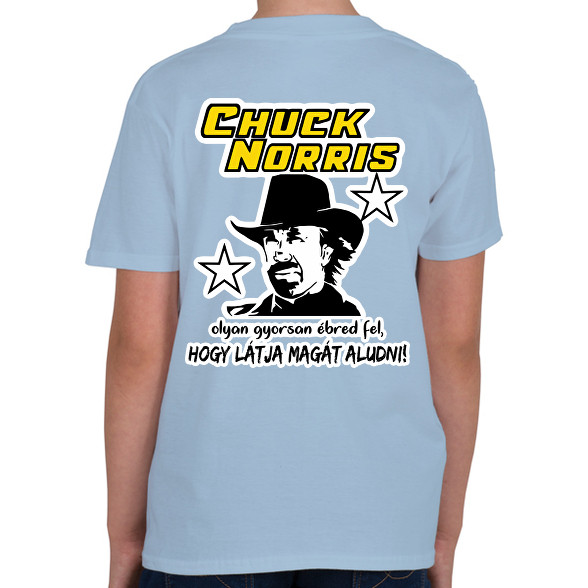 Chuck Norris látja magát aludni-Gyerek póló