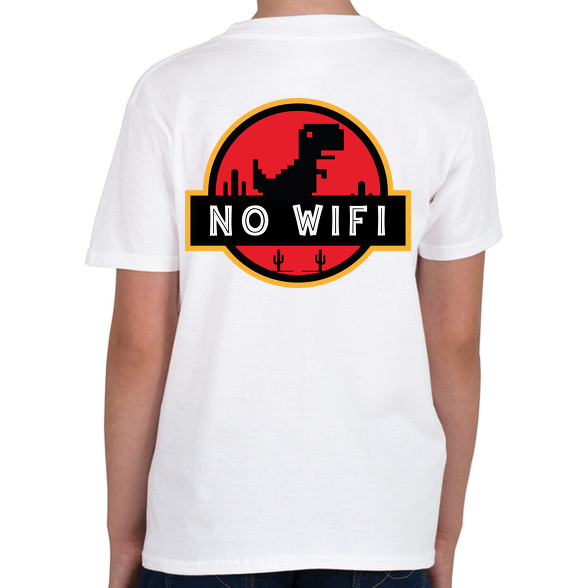 Jurassic p - No wifi -Gyerek póló