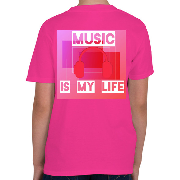 music is my life-Gyerek póló