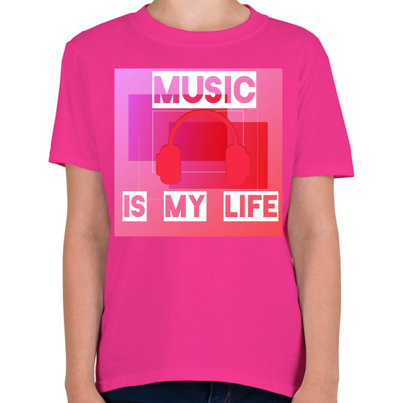 music is my life-Gyerek póló