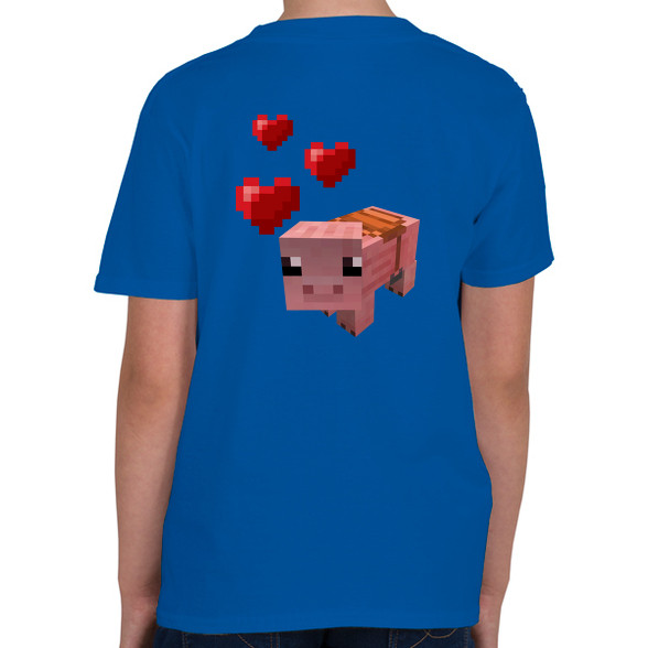 Minecraft pig love-Gyerek póló