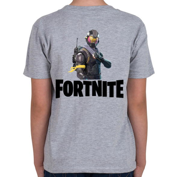 Fortnite #6 /Black/-Gyerek póló