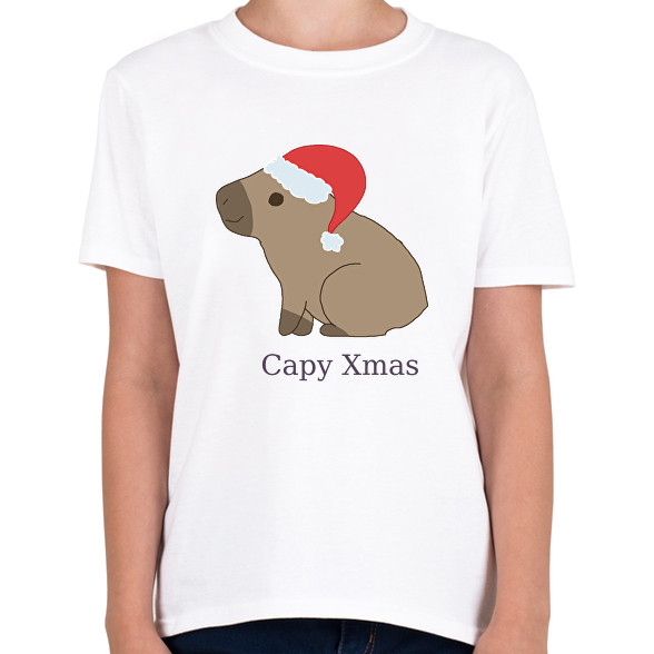 capybara család - mikulás-Gyerek póló