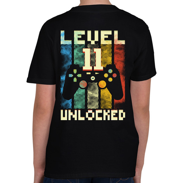 Level 11 unlocked - 11. születésnapi ajándék-Gyerek póló