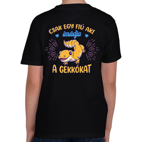 Egy fiú - Gekkó-Gyerek póló