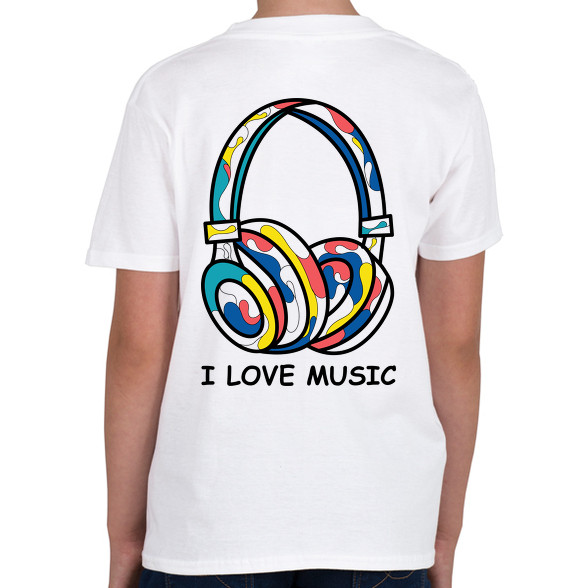 i love music -Gyerek póló