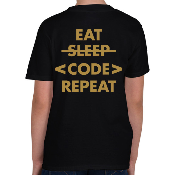 Eat, Code, Repeat-Gyerek póló