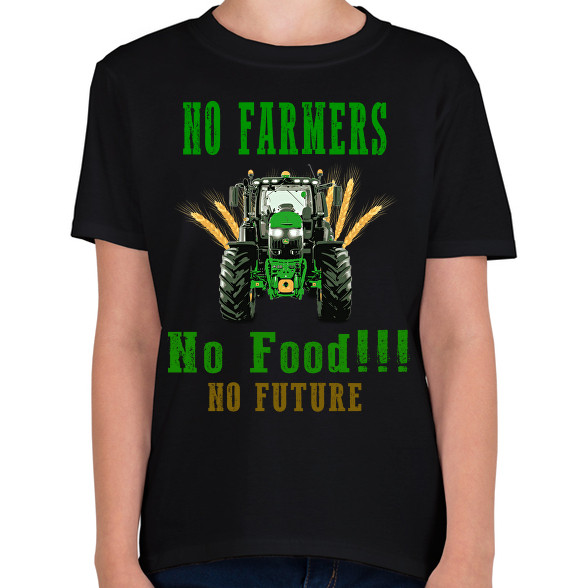 no farmers no food-Gyerek póló