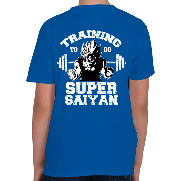 Training to go super saiyan-Gyerek póló