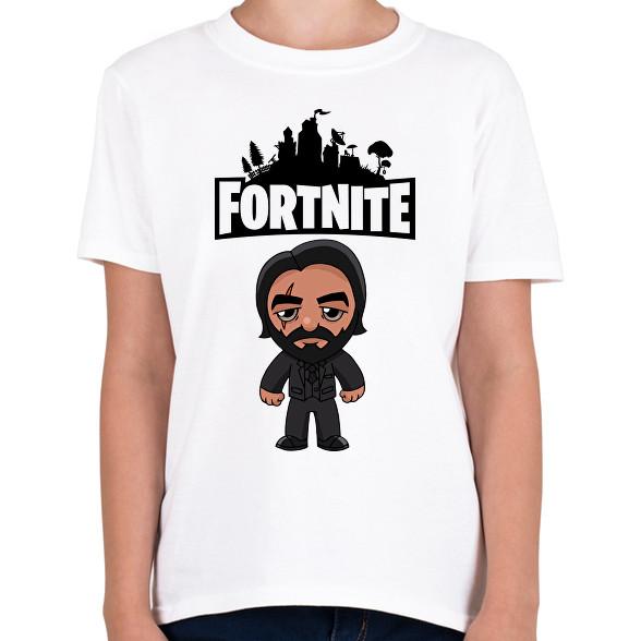 Fortnite John Wick-Gyerek póló