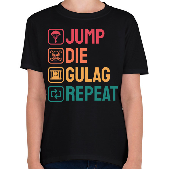 Jump, Die, Gulag, Repeat-Gyerek póló