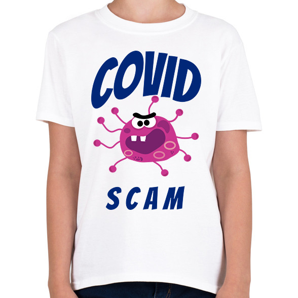 Covid Scam-Gyerek póló