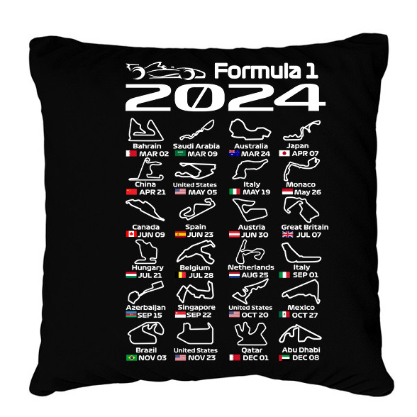 Formula 1 (1)-Párnahuzat, Díszpárnahuzat