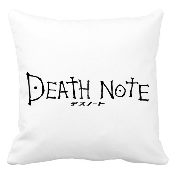 Death note (fekete)-Párnahuzat, Díszpárnahuzat