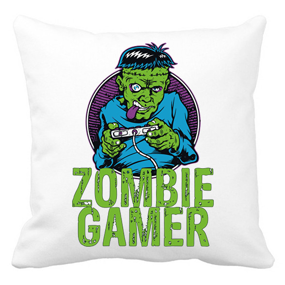 Zombie gamer-Párnahuzat, Díszpárnahuzat