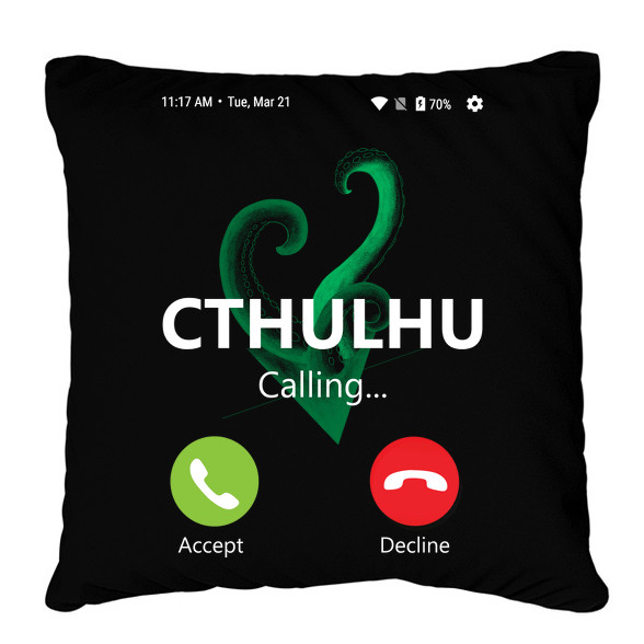 Cthulhu hívása-Párnahuzat, Díszpárnahuzat