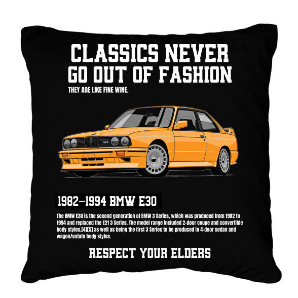 Bmw E30-Párnahuzat, Díszpárnahuzat