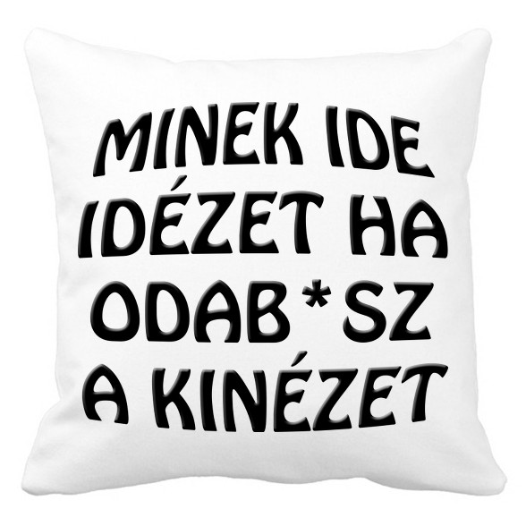 Minek ide...-Párnahuzat, Díszpárnahuzat