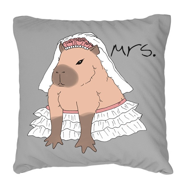 Mrs. Capybara-Párnahuzat, Díszpárnahuzat