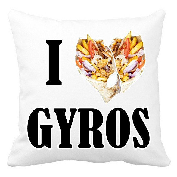 I love Gyros-Párnahuzat, Díszpárnahuzat