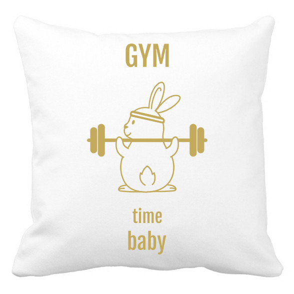 gym time baby -Párnahuzat, Díszpárnahuzat