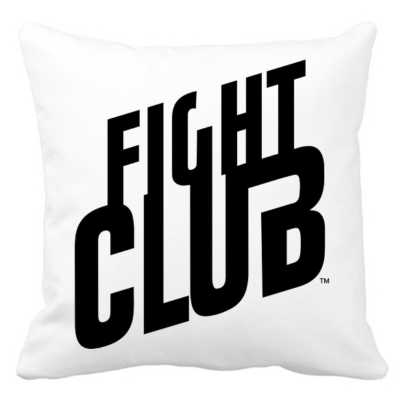 fight club logo-Párnahuzat, Díszpárnahuzat