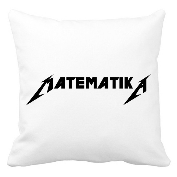 Matematika metallica póló-Párnahuzat, Díszpárnahuzat