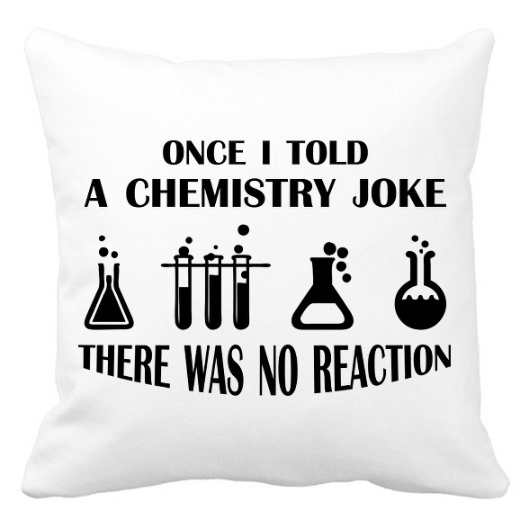 Chemistry joke (black)-Párnahuzat, Díszpárnahuzat