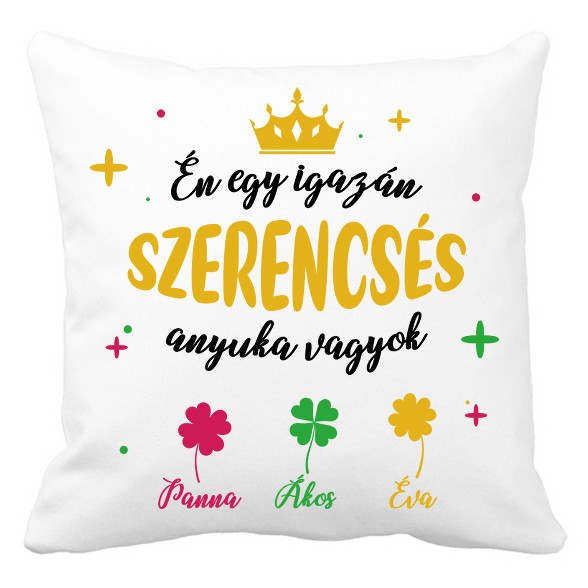 Szerencsés anyuka-Párnahuzat, Díszpárnahuzat