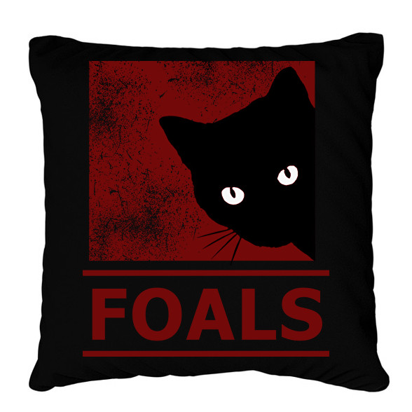 FOALS BLACK CAT-Párnahuzat, Díszpárnahuzat