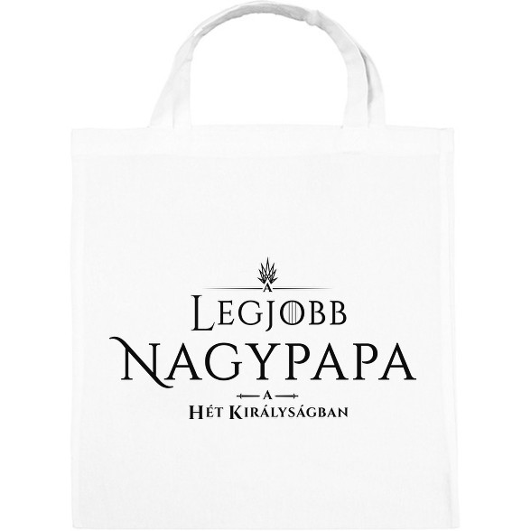 got-legjobb-nagypapa-black-Vászontáska