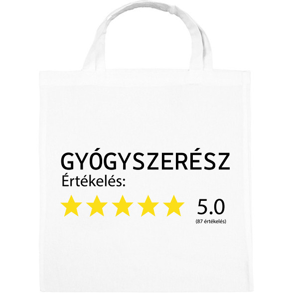 Gyógyszerész értékelés-Vászontáska