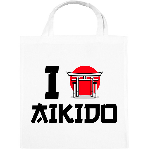 I love Aikido-Vászontáska