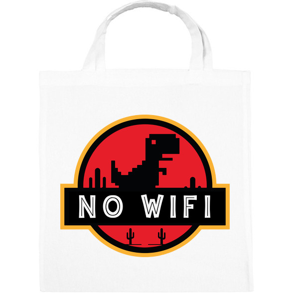 Jurassic p - No wifi -Vászontáska