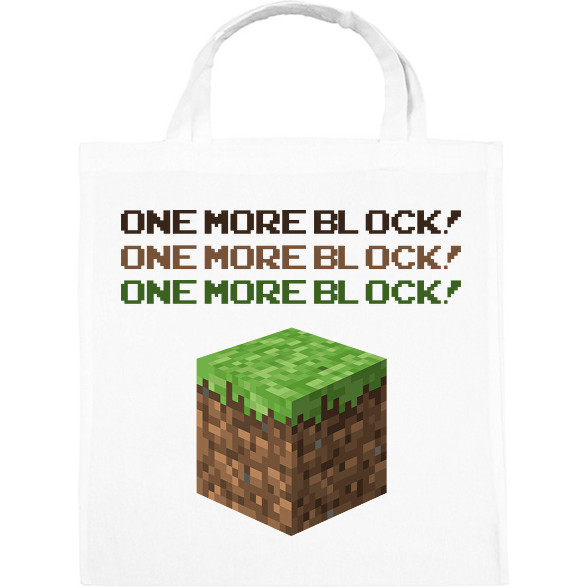 Minecraft Block-Vászontáska