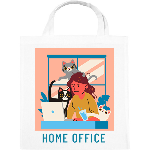 HOMEOFFICECAT-Vászontáska