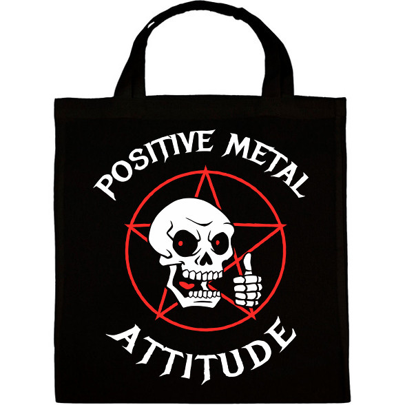 Positive metal attitude-Vászontáska