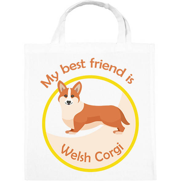 My best friend - Welsh corgi-Vászontáska