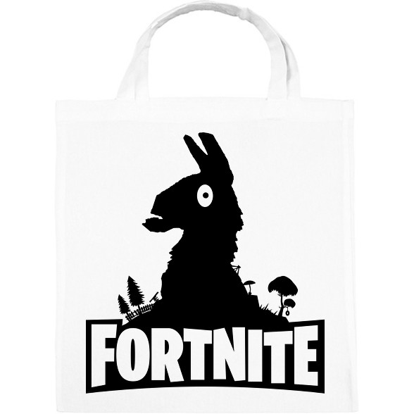 Fortnite Llama Logó - Fekete-Vászontáska