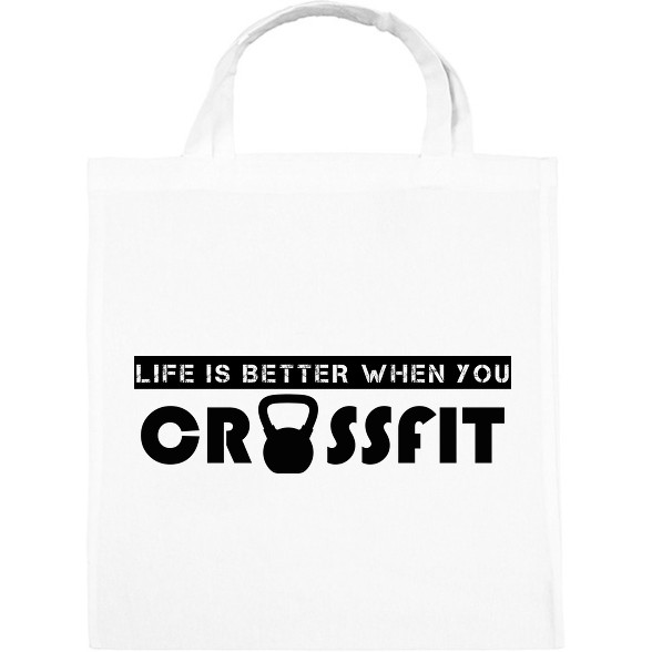 Az élet jobb - Crossfit-Vászontáska