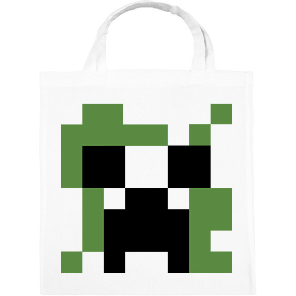 Creeper Minecraft-Vászontáska