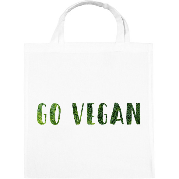 Go vegan-Vászontáska