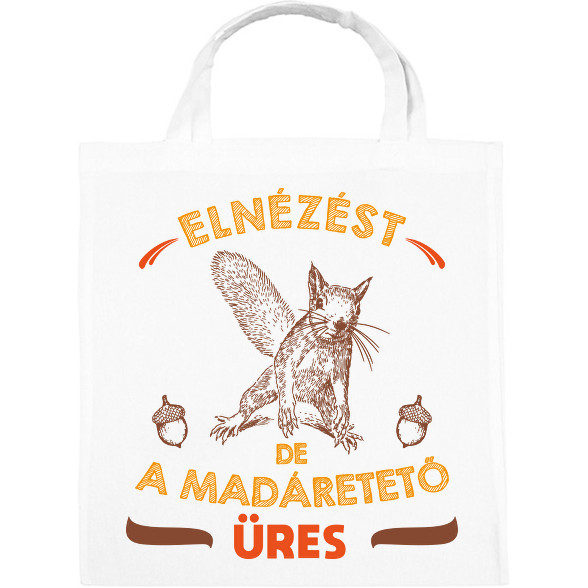 Üres madáretető-Vászontáska