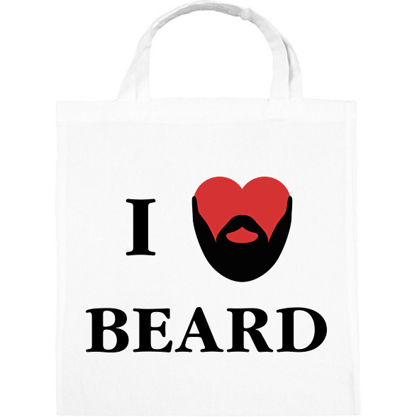 I love beard-Vászontáska