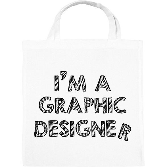 I'm a graphic designer-Vászontáska