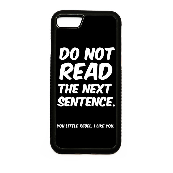 Do not read the next sentence-Telefontok