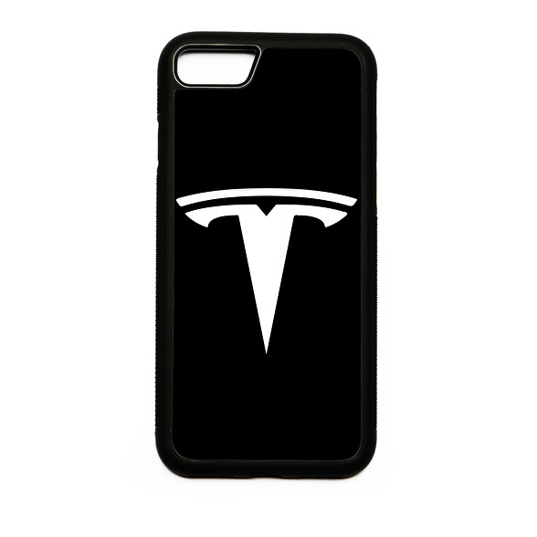 TESLA logo fehér-Telefontok