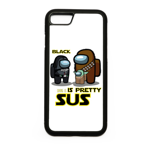 among us black is pretty sus-Telefontok